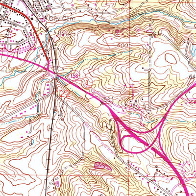 United States Geological Survey Columbia, IL (1955, 24000-Scale) digital map