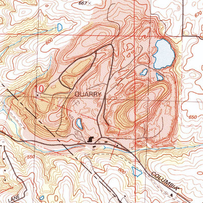 United States Geological Survey Columbia, IL (1991, 24000-Scale) digital map