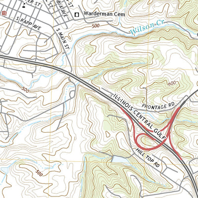 United States Geological Survey Columbia, IL (2021, 24000-Scale) digital map