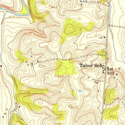 United States Geological Survey Columbia, KY (1954, 24000-Scale) digital map