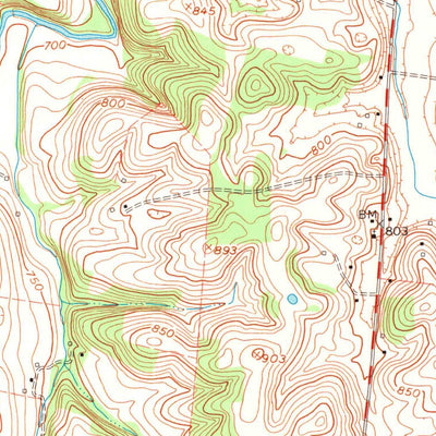 United States Geological Survey Columbia, KY (1973, 24000-Scale) digital map