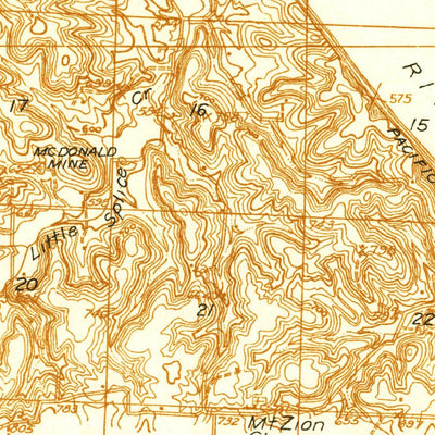 United States Geological Survey Columbia, MO (1937, 48000-Scale) digital map