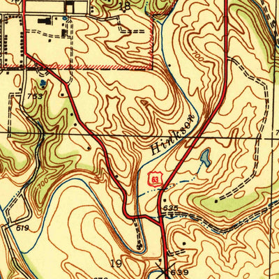 United States Geological Survey Columbia, MO (1940, 24000-Scale) digital map