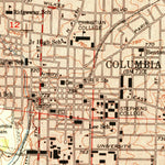 United States Geological Survey Columbia, MO (1950, 24000-Scale) digital map