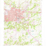 United States Geological Survey Columbia, MO (1967, 24000-Scale) digital map