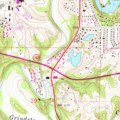 United States Geological Survey Columbia, MO (1967, 24000-Scale) digital map