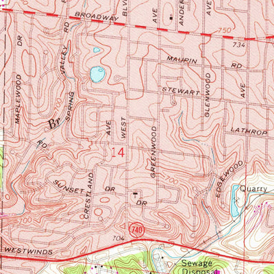 United States Geological Survey Columbia, MO (1967, 24000-Scale) digital map