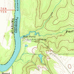 United States Geological Survey Columbia NE, GA-AL (1970, 24000-Scale) digital map