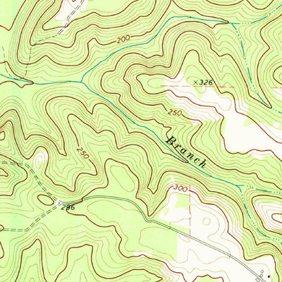 United States Geological Survey Columbia NE, GA-AL (1970, 24000-Scale) digital map