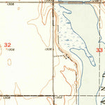 United States Geological Survey Columbia NE, SD (1952, 24000-Scale) digital map