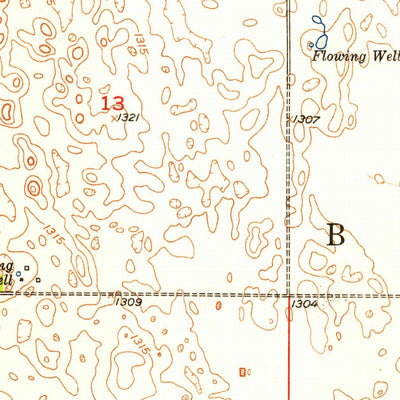 United States Geological Survey Columbia NE, SD (1952, 24000-Scale) digital map