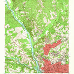 United States Geological Survey Columbia North, SC (1947, 24000-Scale) digital map