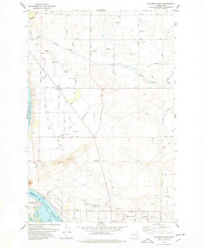 United States Geological Survey Columbia Point, WA (1978, 24000-Scale) digital map