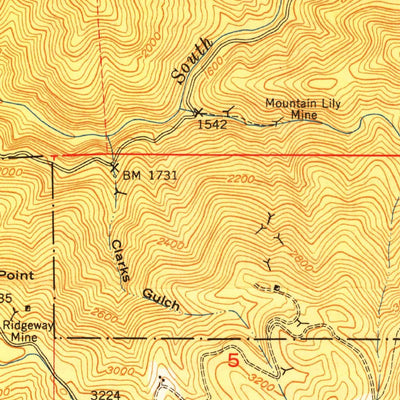 United States Geological Survey Columbia SE, CA (1949, 24000-Scale) digital map