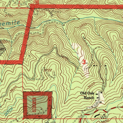 United States Geological Survey Columbia SE, CA (2001, 24000-Scale) digital map