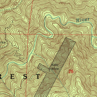 United States Geological Survey Columbia SE, CA (2001, 24000-Scale) digital map