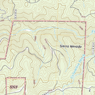United States Geological Survey Columbia SE, CA (2021, 24000-Scale) digital map