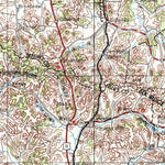 United States Geological Survey Columbia, TN-AL (1956, 250000-Scale) digital map
