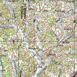 United States Geological Survey Columbia, TN-AL (1956, 250000-Scale) digital map