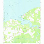 United States Geological Survey Columbia West, NC (1953, 24000-Scale) digital map