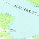 United States Geological Survey Columbia West, NC (1953, 24000-Scale) digital map