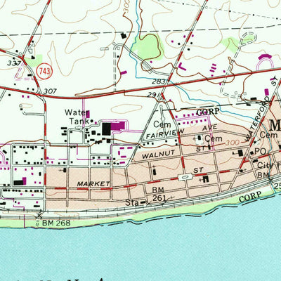 United States Geological Survey Columbia West, PA (1964, 24000-Scale) digital map