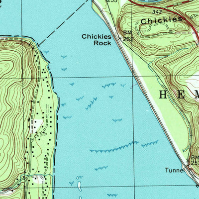 United States Geological Survey Columbia West, PA (1997, 24000-Scale) digital map