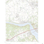United States Geological Survey Columbia West, PA (2023, 24000-Scale) digital map