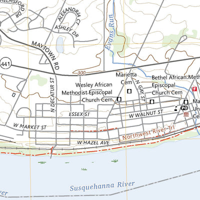 United States Geological Survey Columbia West, PA (2023, 24000-Scale) digital map