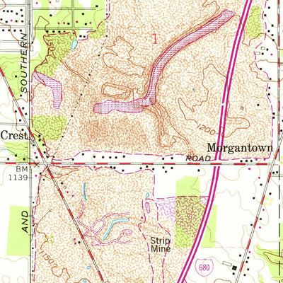 United States Geological Survey Columbiana, OH (1962, 24000-Scale) digital map