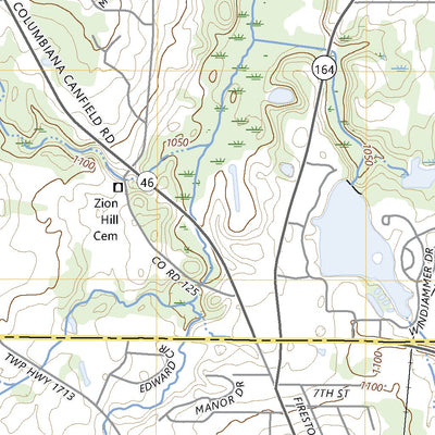 United States Geological Survey Columbiana, OH (2023, 24000-Scale) digital map