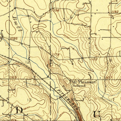 United States Geological Survey Columbiana, OH-PA (1909, 62500-Scale) digital map