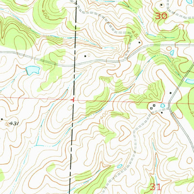 United States Geological Survey Columbus, AR (1951, 24000-Scale) digital map