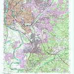 United States Geological Survey Columbus, GA-AL (1955, 24000-Scale) digital map