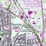 United States Geological Survey Columbus, GA-AL (1955, 24000-Scale) digital map