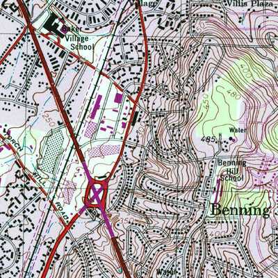 United States Geological Survey Columbus, GA-AL (1999, 24000-Scale) digital map