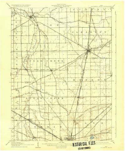 United States Geological Survey Columbus Grove, OH (1908, 62500-Scale) digital map