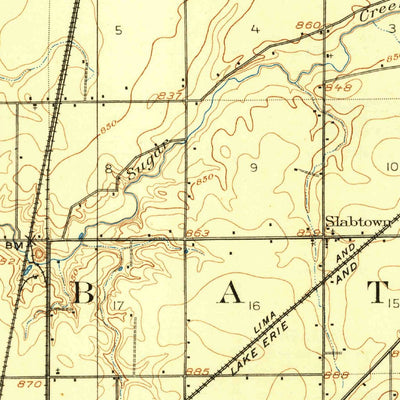 United States Geological Survey Columbus Grove, OH (1908, 62500-Scale) digital map