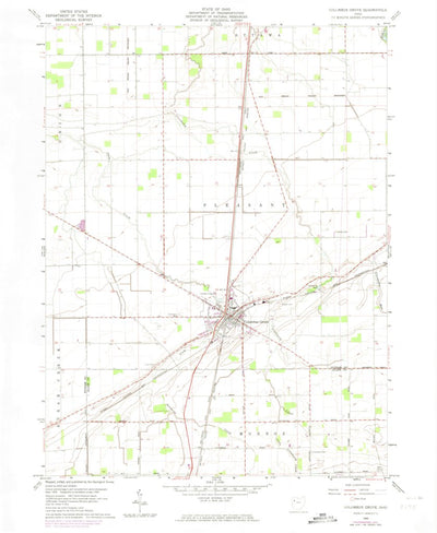 United States Geological Survey Columbus Grove, OH (1960, 24000-Scale) digital map
