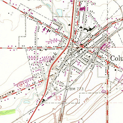 United States Geological Survey Columbus Grove, OH (1960, 24000-Scale) digital map