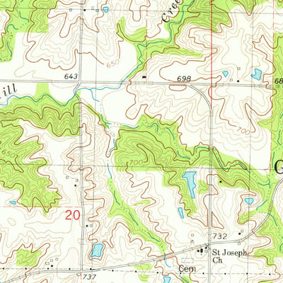 United States Geological Survey Columbus, IL (1981, 24000-Scale) digital map