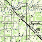 United States Geological Survey Columbus, IN (1942, 125000-Scale) digital map