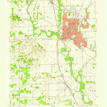United States Geological Survey Columbus, IN (1958, 24000-Scale) digital map