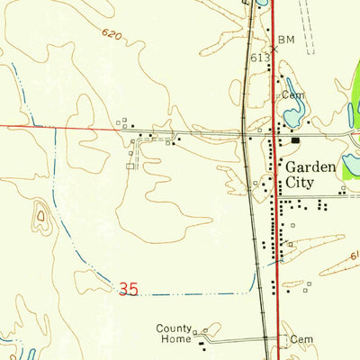 United States Geological Survey Columbus, IN (1958, 24000-Scale) digital map