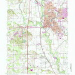 United States Geological Survey Columbus, IN (1962, 24000-Scale) digital map