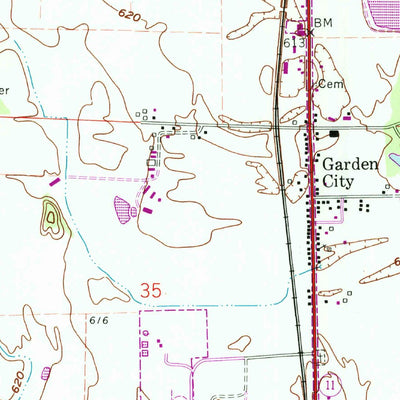 United States Geological Survey Columbus, IN (1962, 24000-Scale) digital map