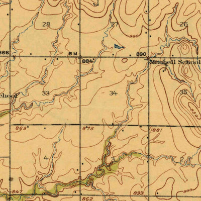 United States Geological Survey Columbus, KS (1918, 62500-Scale) digital map