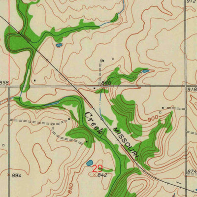 United States Geological Survey Columbus, KS (1958, 24000-Scale) digital map