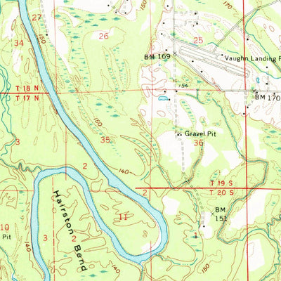 United States Geological Survey Columbus, MS-AL (1960, 62500-Scale) digital map