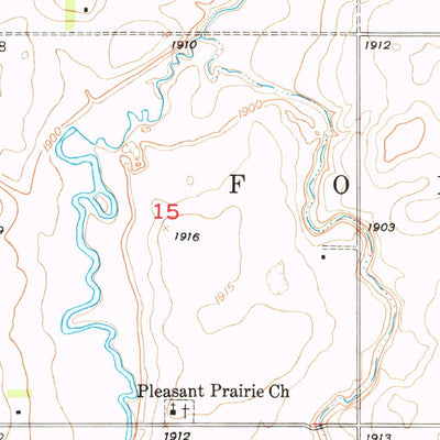 United States Geological Survey Columbus, ND (1947, 24000-Scale) digital map